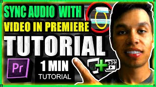 How to Sync Audio with Video in Premiere Pro CC Tutorial 2 [upl. by Aniv]