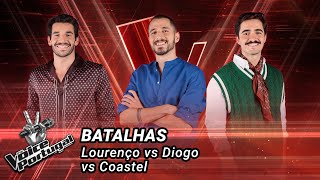 Lourenço vs Diogo vs Coastel  quotAmar Pelos Doisquot  Batalha  The Voice Portugal [upl. by Matthei]