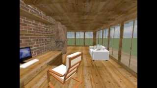 Sweet Home 3D  wooden house [upl. by Ever643]