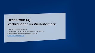 Drehstrom 3 Verbraucher im Vierleiternetz [upl. by Nivrem]