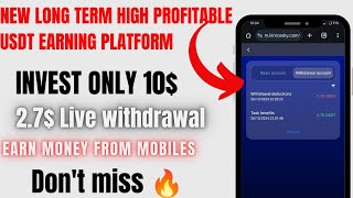 Minimum deposit amount 10USDT minimum withdrawal amount 27USDT [upl. by Assetak]