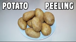 How To Make Easy Potato Peeling [upl. by Spense]