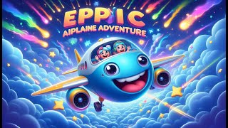 Zoom Zoom Airplane Adventure  Fun Airplane Song for Kids  Flying Through Magic Skies [upl. by Nosauq]