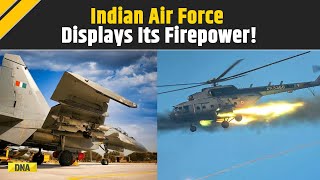 Watch Thrilling Visuals Of Indian Air Forces Fighter Jets In Pokhran  Exercise Vayu Shakti24 [upl. by Jodee17]