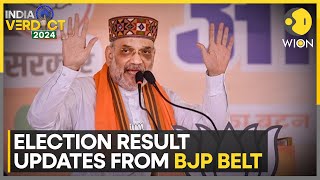 India Election Results BJPs Amit Shah leads from Gujarats Gandhinagar  WION [upl. by Vashtee835]