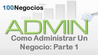 Como Administrar Un Negocio Parte 1 [upl. by Legge]