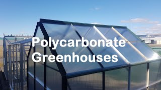 INTERIOR Polycarbonate Greenhouse Redpath NZ [upl. by Linsk]