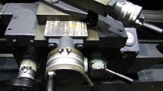 South Bend lathe sbl 330 13x40 modern gear head machine loaded from tech school [upl. by Ntsuj]