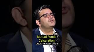 Mutual Funds Calculation finance mutualfunds financialfreedom [upl. by Hnahym]