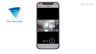 Swann Security app with Alert Indoor Security Camera [upl. by Noxas]