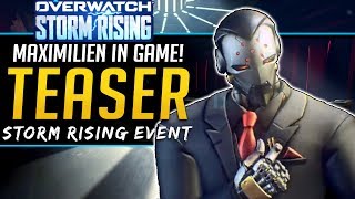 Overwatch Maximilien FIRST LOOK in game NEW 2019 Archives Event  Storm Rising [upl. by Cox]