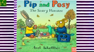 Pip and Posy  The Scary Monster  Read aloud book Childrens stories  Bedtime stories  kids book [upl. by Anahsal]