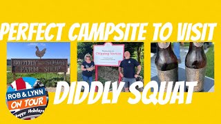 PERFECT CAMPSITE to visit DIDDLY SQUAT [upl. by Timus]