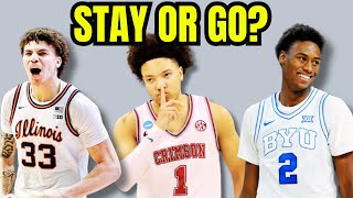 Stay Or Go What Should The Biggest College Basketball Stars Do On NBA Draft Decision Day [upl. by Assert210]