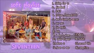 セブチメドレー【SEVENTEEN soft playlist】勉強用作業用BGM [upl. by Aira]