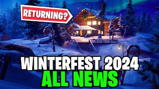 Fortnite Winterfest 2024 EVERYTHING We Know ❄️☃️ Release Date FREE Skins NEW Mechanics  MORE [upl. by Savadove]