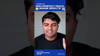 🎙️ 2024 Monthly Deals INSANE Results  Podcast Episode 168 👇 propertyinvestment [upl. by Colwen]