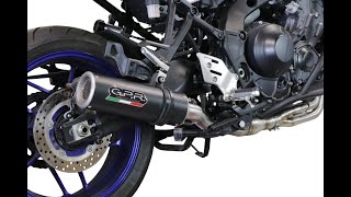 Scarico GPR Yamaha Mt09 Tracer 900 GT GPR Exhaust System [upl. by Ralaigh]