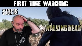 THE WALKING DEAD S10E15 The Tower  FIRST TIME WATCHING  REACTION [upl. by Ortrud322]