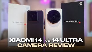 Xiaomi 14 vs Xiaomi 14 Ultra  Camera Review [upl. by Ilrahs]