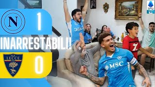 Napoli  Lecce 10  INARRESTABILI 🤩 LIVE REACTION NAPOLETANI HD [upl. by Calvo]