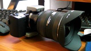 Sony NEX5 SIGMA 1020mm WIDE Angle Lens test 1080 HD [upl. by Torey]