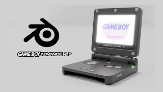 Gameboy Advanced SP  Blender [upl. by Eelyam]