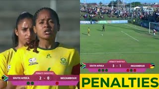 WATCH South Africa Beat Mozambique 41 On PENALTIES  SEMIFINALS COSAFA Championship [upl. by Bruis335]