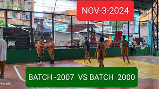 CARMEL L FERENAL BATCH 2007 VS BATCH 2000 LIVE BASKETBALL BRGY 119 TRULY COURT TUNDO MANILA [upl. by Yelats]