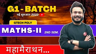 Applied MathematicsII  2nd Semester  G1 Batch  Real Marathon by Gaurav Sir [upl. by Na]