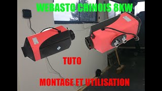 TUTO MONTAGE ET UTILISATION WEBASTO CHINOIS  Épisode 13  Aménager un bus en campingcar [upl. by Ingeberg]