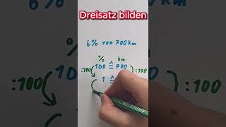 Dreisatz bilden ganz einfach maths matheducation [upl. by Camus]