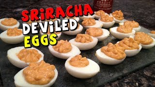 Spicy Deviled Eggs with Sriracha [upl. by Juta]