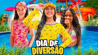 DIA DE DIVERSÃO ELAS TESTARAM TODAS AS PISCINAS DO HOTEL [upl. by Sears]