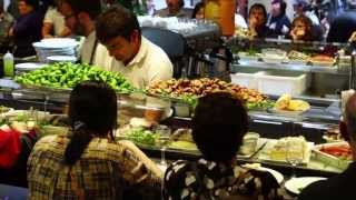 La Boqueria Market in Barcelona  Part 1  Jamon Meat and Seafood Sections [upl. by Giverin]