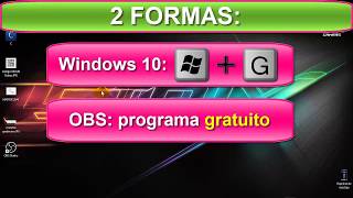 GRABAR la PANTALLA del pc SIN comprar Programas [upl. by Shepley]