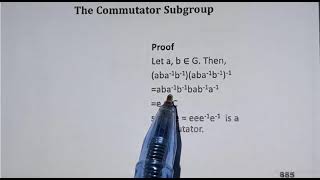 82 MTH633GroupTheory Topic 138139 Example on Center Subgroup  Commutator Subgroup [upl. by Antonietta454]