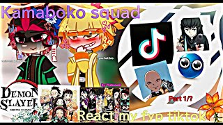 Kamaboko Squad react My fyp tiktok🌷ll part 2ll really normal fyp😊💫ll short like rokuta life🔰🌿 [upl. by Layap]