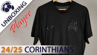 Sport Club Corinthians Away Jersey 2024 Kitgg Player Version Unboxing Review [upl. by Nnyleitak]