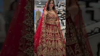 Beautiful bridal ful bhara lehenga new Dulhan dress trending designer ideas viral short [upl. by Noreh]