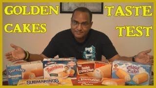 Twinkies and the Golden Cakes Taste Test [upl. by Alexi]