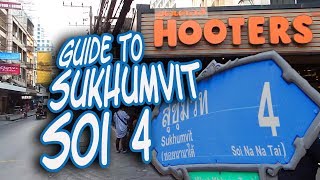 Sukhumvit Soi 4 guide  Bangkok streets [upl. by Neellok687]