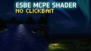 Shader Paling Realistis Dengan Refleksi Cahaya  MCPE Esbe 2G Shader  Minecraft Shader [upl. by Yrtsed]