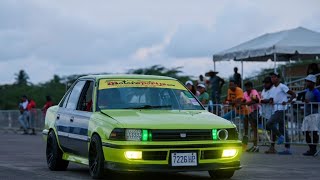 Took my 2ZZGE Toyota Corolla to Ironshore Drag Racing  Motorsportja [upl. by Aerdnua312]