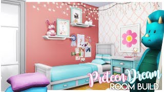 PRETEEN DREAM  CC  Room Build  THE SIMS 4 [upl. by Keldon]