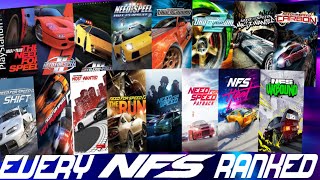 Ranking EVERY Need For Speed Game From WORST TO BEST Top 25 Games [upl. by Ajani637]