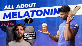 DOES MELATONIN SUPPLEMENT HELP YOU SLEEP ✅ ❌  fitness health bodybuilding [upl. by Stenger930]