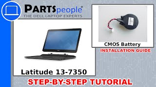 Dell Latitude 137350 P58G001 CMOS Battery HowTo Video Tutorials [upl. by Enida]