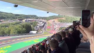 Eau Rouge  Raidillon F1 2022 Gold 3 view at Spa Francorchamps Max Verstappen wins [upl. by Tychonn237]