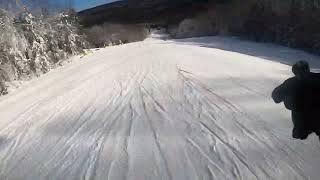 Snowshoe WV Widowmaker run [upl. by Kimber]